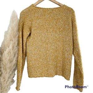 Olivia Sky knit sweater yellow size M